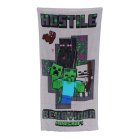Minecraft® Handduk Grå