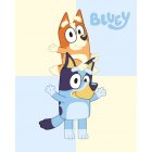 Bluey® Fleecefilt Ljusblå