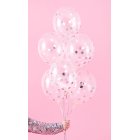 Silver Konfetti Ballonger