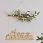 Merry Christmas Akryl Väggdekoration