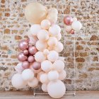 Ballongbåge Persika/Roséguld