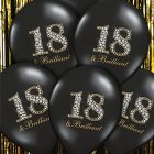 18 & Brilliant Ballonger Svart
