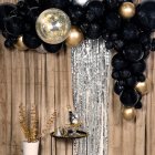 Deluxe Ballongbåge DIY Svart/Guld