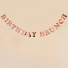 Birthday Brunch Girlang Roséguld