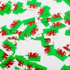 Wales Flagga Konfetti