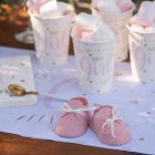 Babyskor Bordsdekorationer Rosa