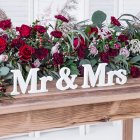 Mr & Mrs Skylt i Trä, Vit