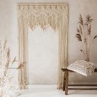Boho Makramé Bakgrund