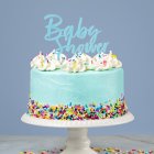 Babyshower Tårttopper Blå