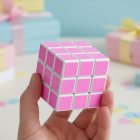 Rubiks Kub Ljusrosa