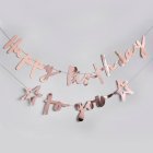 Happy Birthday To You Girlang Roséguld
