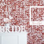 Hängande Blommor Backdrop Roséguld