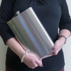 Gigantisk Fickplunta Silver