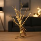 LED Jute Julträd Guld