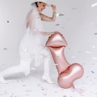 Penis Folieballong Rosaguld