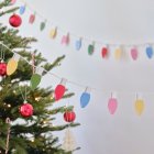 Flerfärgade Glödlampor Girlang