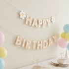 Happy Birthday Prästkrage Girlang