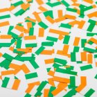 Irland Flagga Konfetti