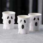 Fransigt Spöke Pappmugg Vit