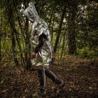 Survival Värmeponcho Silver