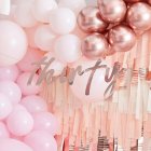 30 År Födelsedagsgirlang Roséguld