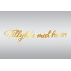 Girlang Tillykke Med Huen Guld