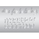 Girlang Födelsedag DIY Silver
