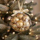 Mini Julgranskulor i Julgranskula Guld