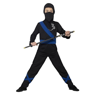 Modig Ninjakrigare Barndräkt