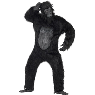 Deluxe Gorilla Maskeraddräkt