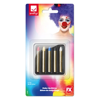 Clownsmink Färgkritor Mix