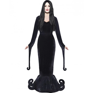 Gotisk Morticia Maskeraddräkt