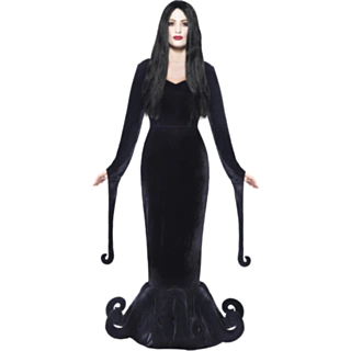 Gotisk Morticia Maskeraddräkt