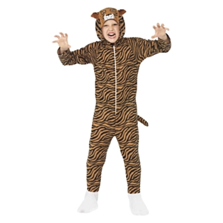Rytande Tiger Barndräkt