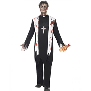 Zombiepräst Maskeraddräkt