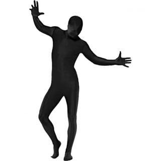Svart Skinsuit Maskeraddräkt