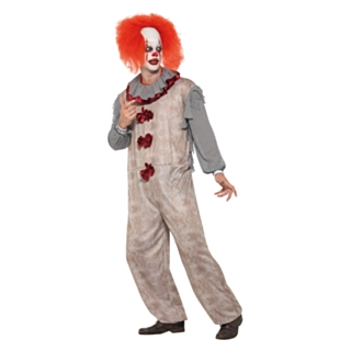 Herr Vintage Clown Maskeraddräkt