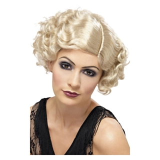 Kort Charlestonperuk Blond