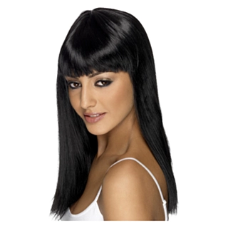 Glamour Peruk Svart