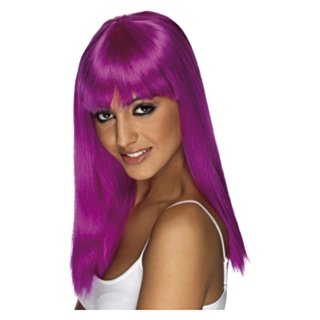 Glamourperuk Lila