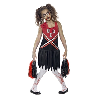 Zombie Cheerleader Barndräkt