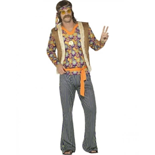 60-tal Funky Hippie Maskeraddräkt