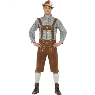 Tyrolerdräkt Klassisk Grön