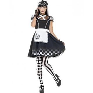 Gotisk Alice Äventyrlig Maskeraddräkt