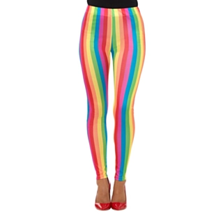 Randiga Leggings Multifärgade