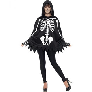 Skelett Poncho