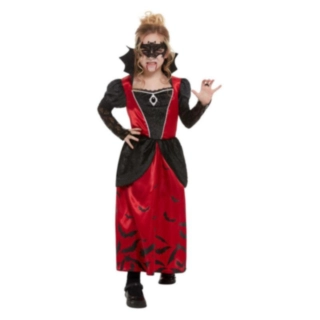 Gotisk Vampyrinna Barndräkt