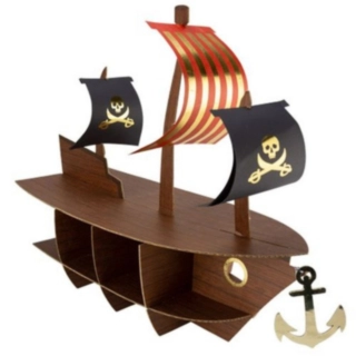 Piratskepp Tårtställ