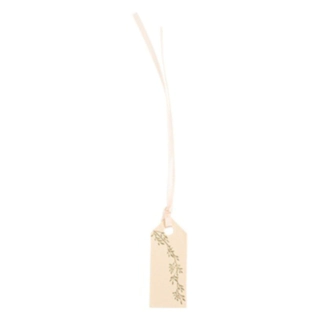 Kvistar Etiketter Blush/Guld