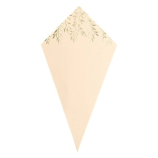Pappersstrutar med Bladmotiv Blush